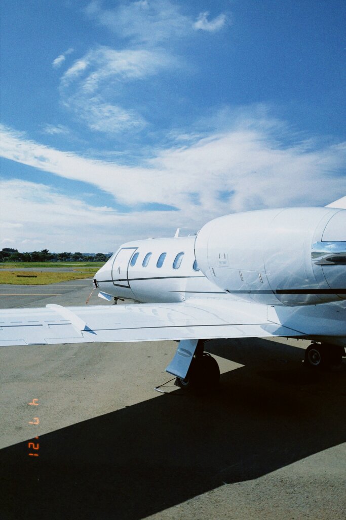 Private-Jet-Charter-Denver-to-Bozeman-on-the-tarmac-ready-for-departure-scaled