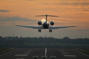 Private jet exterior for a Carlsbad to Salt Lake City charter